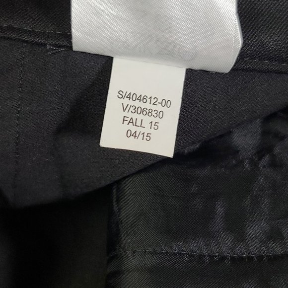 Banana Republic Sloan Fit Straight Leg Pants Womens Size 2 Stretch Zip Leg Black - Picture 5 of 12